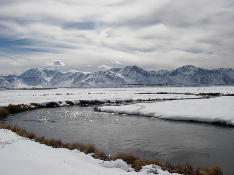 owens river snow